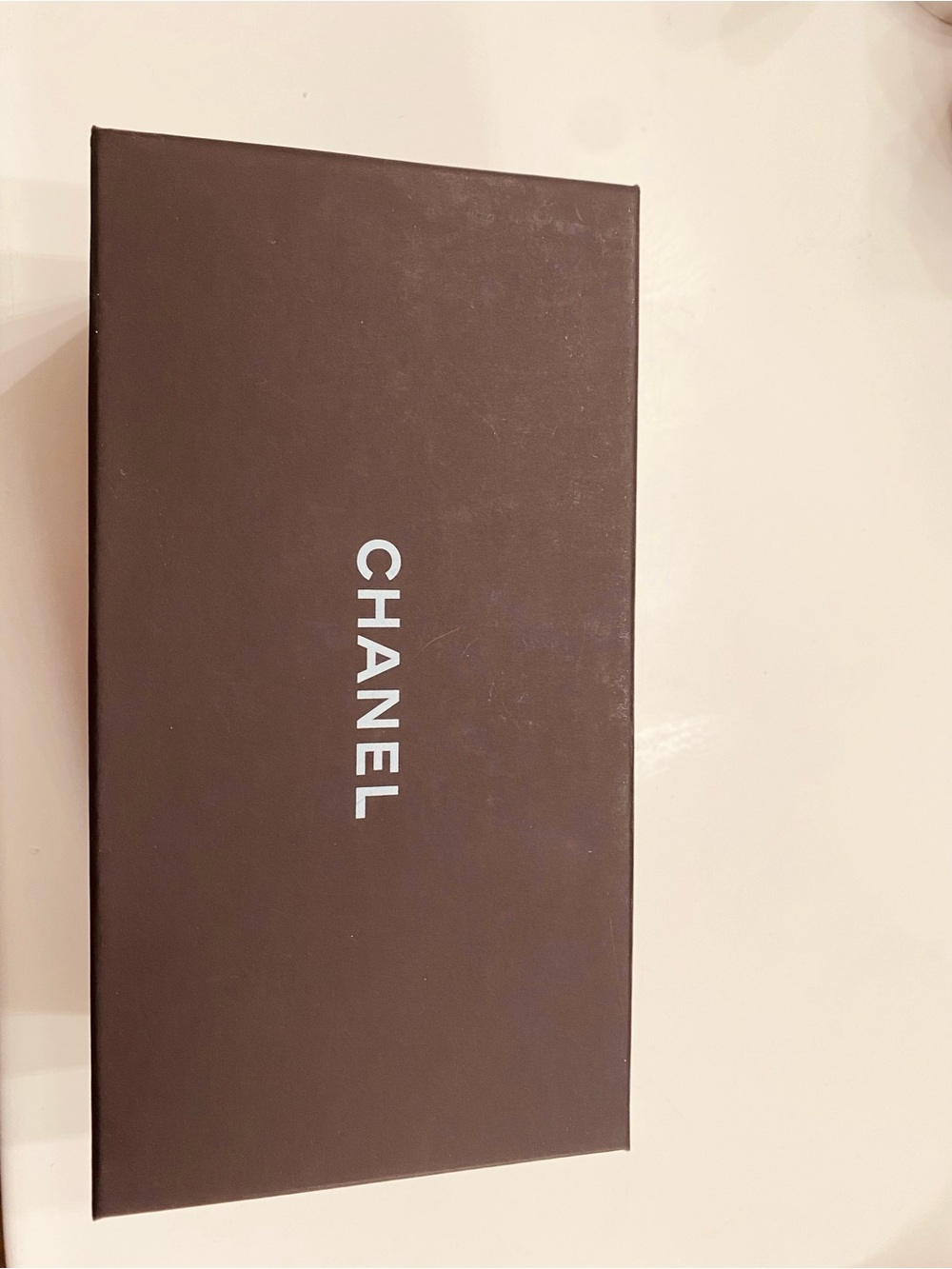 CHANEL Women's Brown Oval Sunglasses with Amber Lenses - Picture 3 of 4